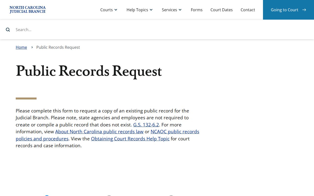 Hyde County court record public request form source