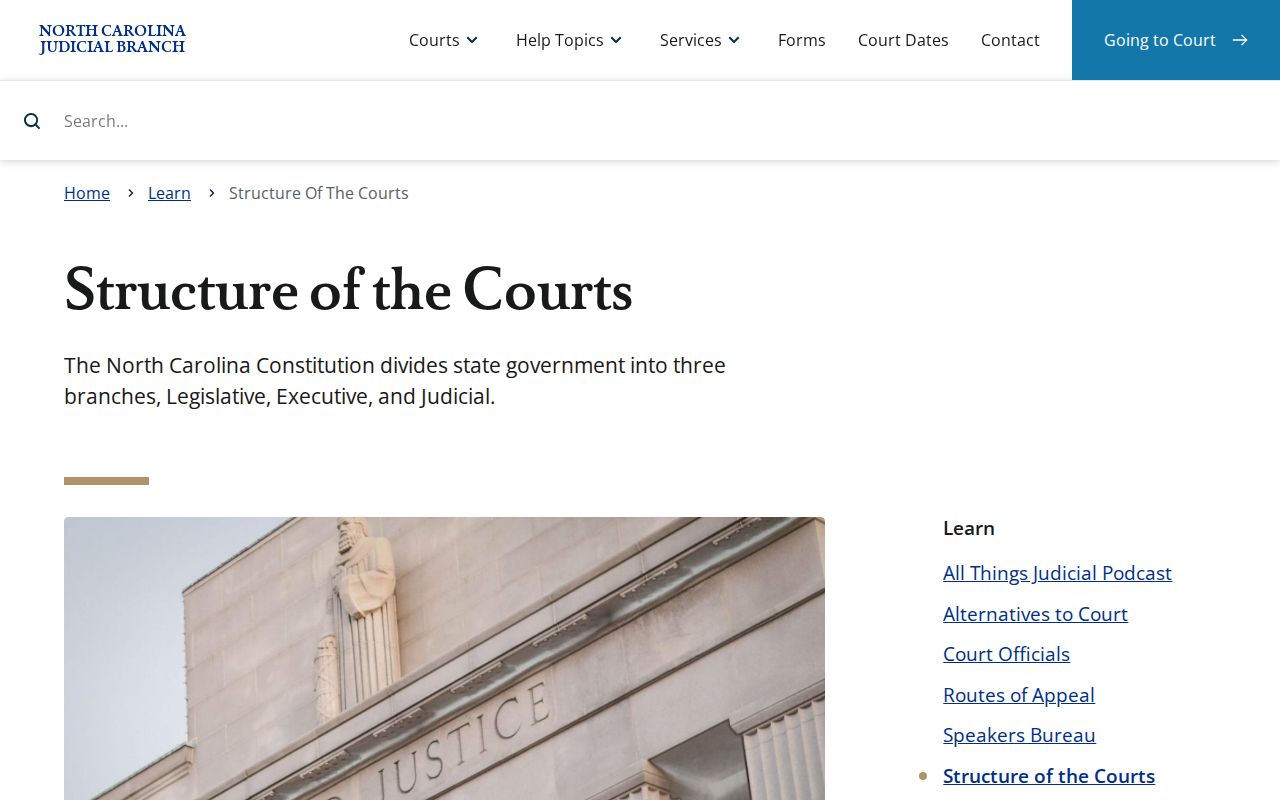 Hyde County criminal docket court structure in North Carolina
